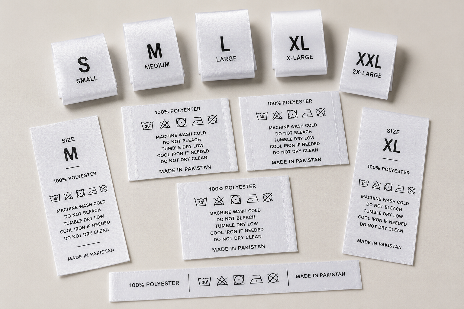 Taffeta Woven Labels — CareWeave