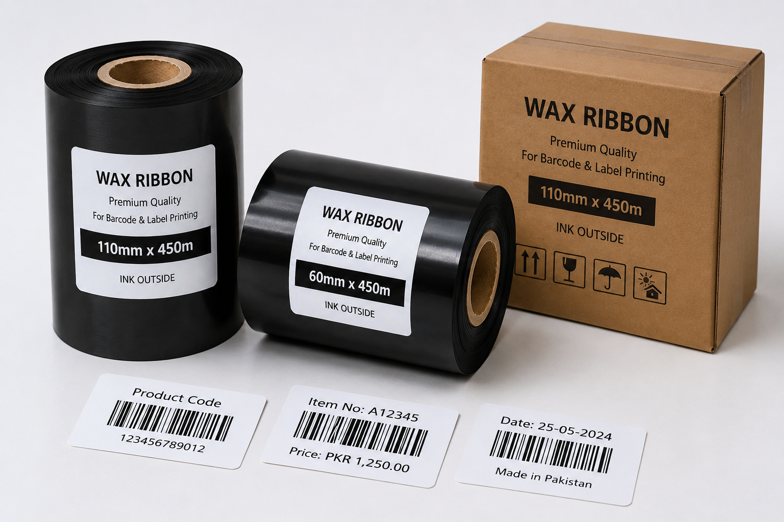 Premium Wax Ribbon — InkGuard